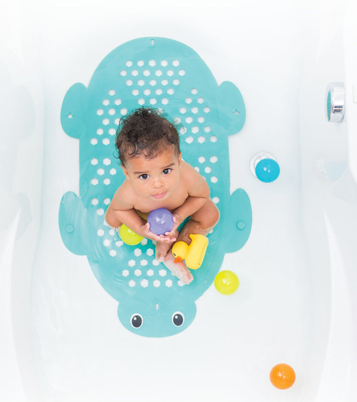 Infantino 2-in-1 Bath Mat & Storage Basket Turtle l To Buy at Baby City