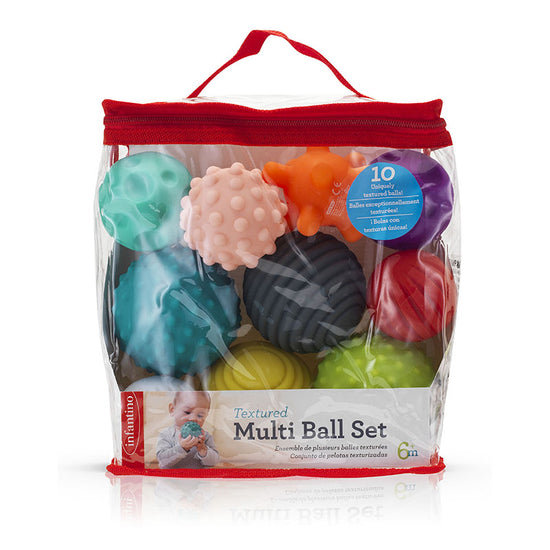 Infantino Textured Multi Ball Set 10Pk at Baby City's Shop