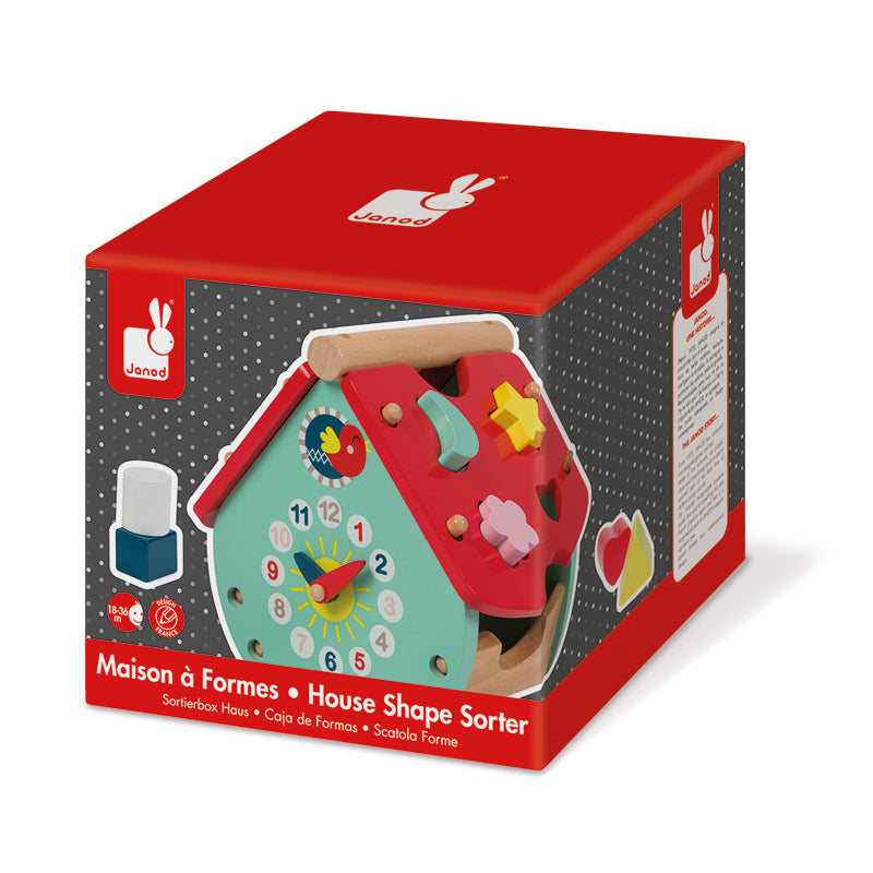 Load image into Gallery viewer, Janod Baby Forest House Shape Sorter at Baby City&amp;#39;s Shop
