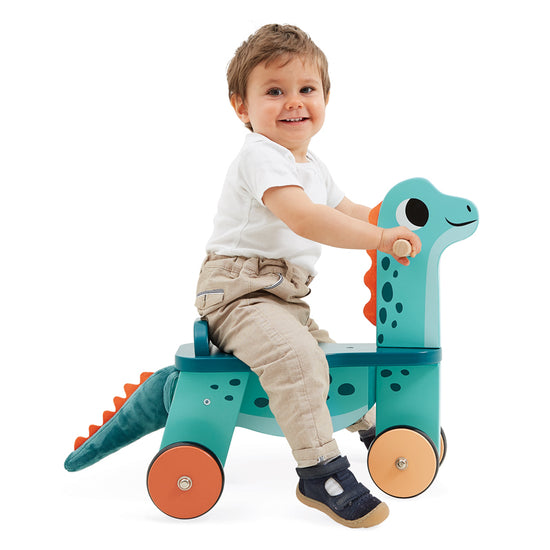 Janod Dino - Ride On Dino Portosaurus at Baby City's Shop
