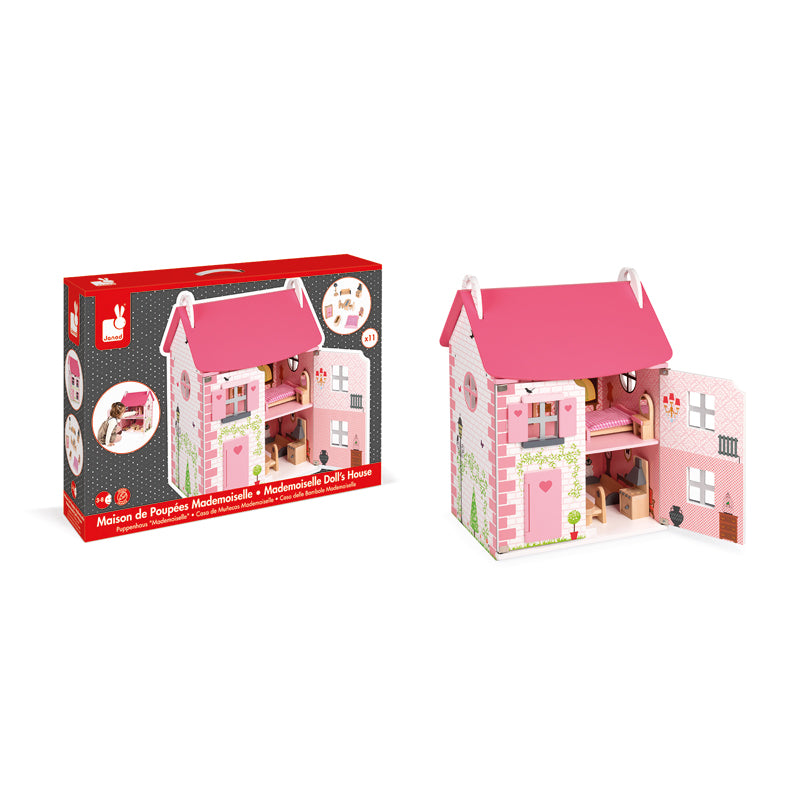 Load image into Gallery viewer, Janod Mademoiselle Doll&amp;#39;s House at Baby City&amp;#39;s Shop
