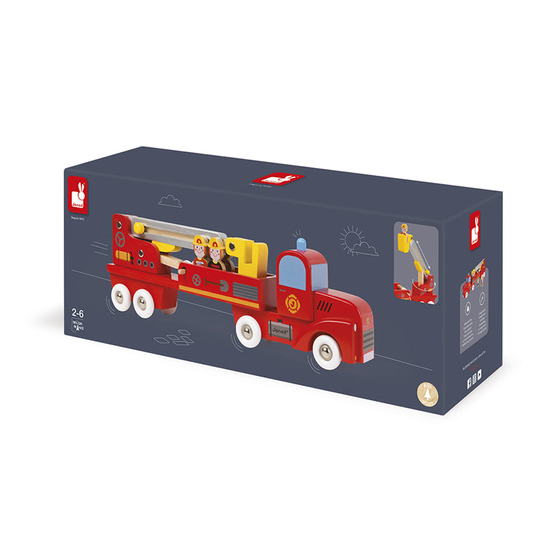 Janod Story Giant Firefighters Truck at Baby City's Shop