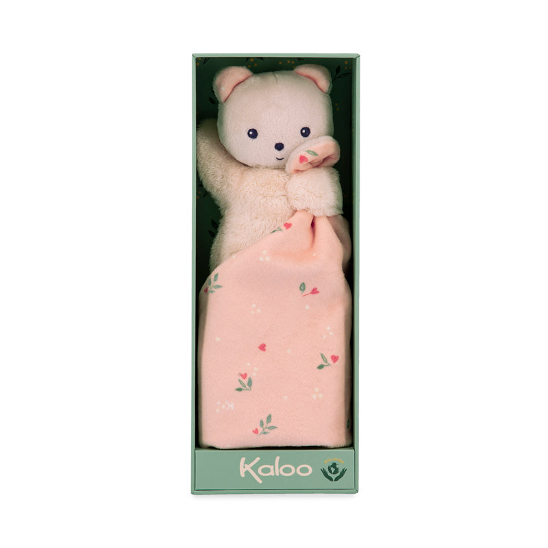 Kaloo Carre Douceur Doudou Bear Leaves Of Love 17cm at Baby City's Shop