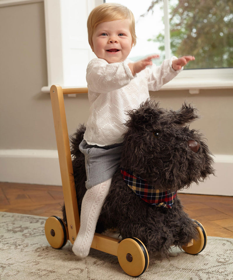 Load image into Gallery viewer, Little Bird Told Me Push Along Scottie Dog at Baby City&amp;#39;s Shop
