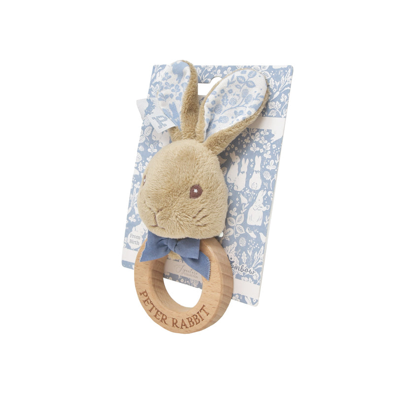 Signature Peter Rabbit Plush Ring Rattle l For Sale at Baby City
