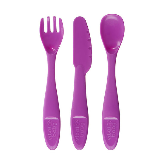 Load image into Gallery viewer, Vital Baby NOURISH Perfectly Simple Cutlery 15Pk at Baby City&amp;#39;s Shop
