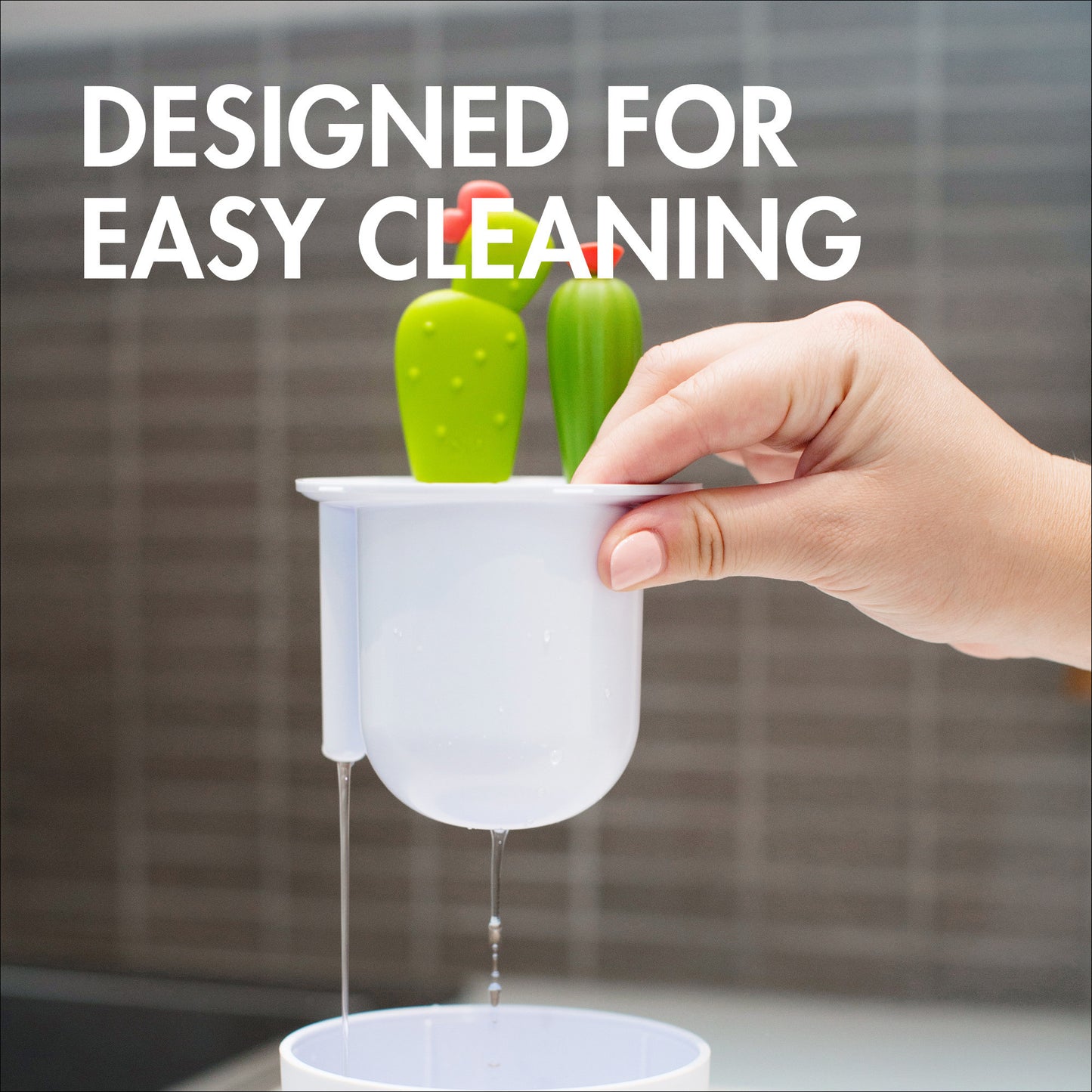 Boon CACTI Bottle Cleaning Brush Set l Available at Baby City