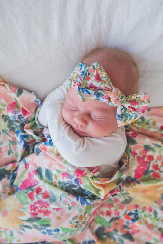 Copper Pearl Knit Headband Lark l Available at Baby City