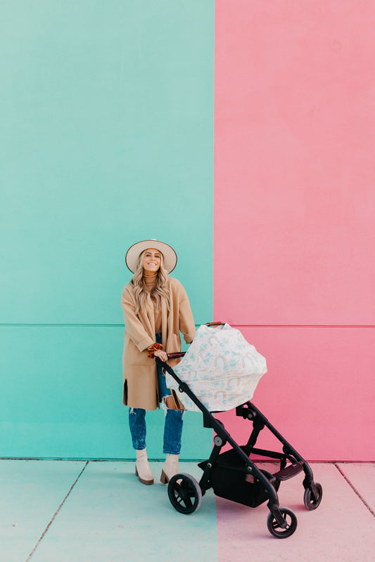 Load image into Gallery viewer, Baby City Retailer of Copper Pearl Multi-Use Cover Whimsy
