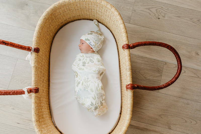 Baby City's Copper Pearl Top Knot Hat Rex 0-4m