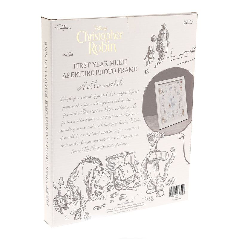 Christopher Robin Collections Disney Christopher Robin First Year Multi Aperture Frame l Baby City UK