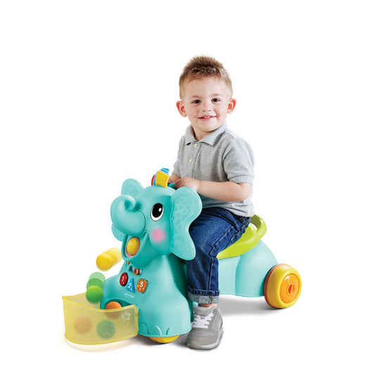 Load image into Gallery viewer, Infantino 3-in-1 Sit, Walk &amp;amp; Ride Elephant at Baby City&amp;#39;s Shop
