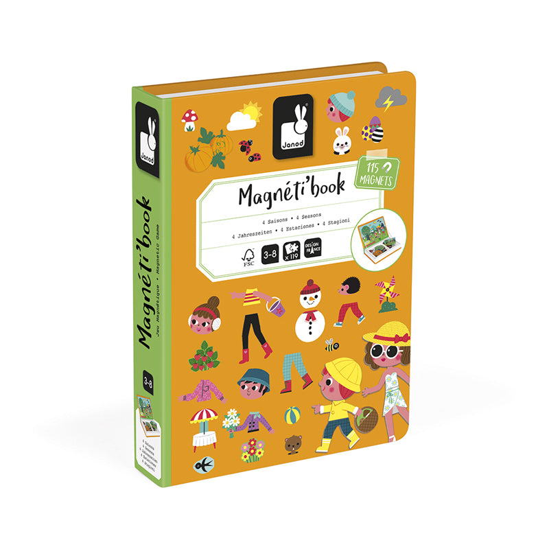Janod 4 Seasons Magneti'Book l Available at Baby City