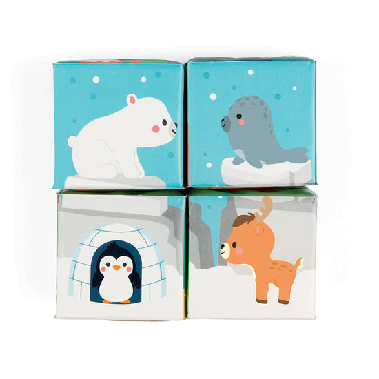 Janod Bath Cubes 4Pk l Available at Baby City