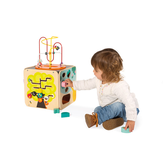 Janod Multi-Activity Cube l Available at Baby City