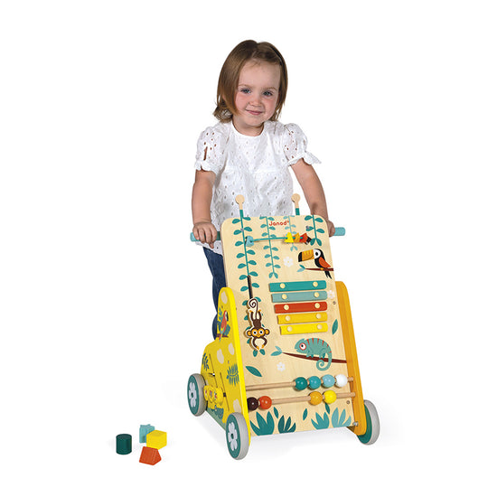 Load image into Gallery viewer, Janod Tropik Multi-Activity Trolley l Available at Baby City
