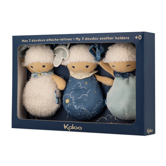 Kaloo My Sheep Doudou Soother Holders 3Pk at The Baby City Store