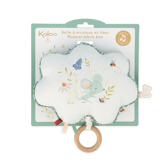 Kaloo Petites Chansons Musical Fabric Box Mouse at Vendor Baby City