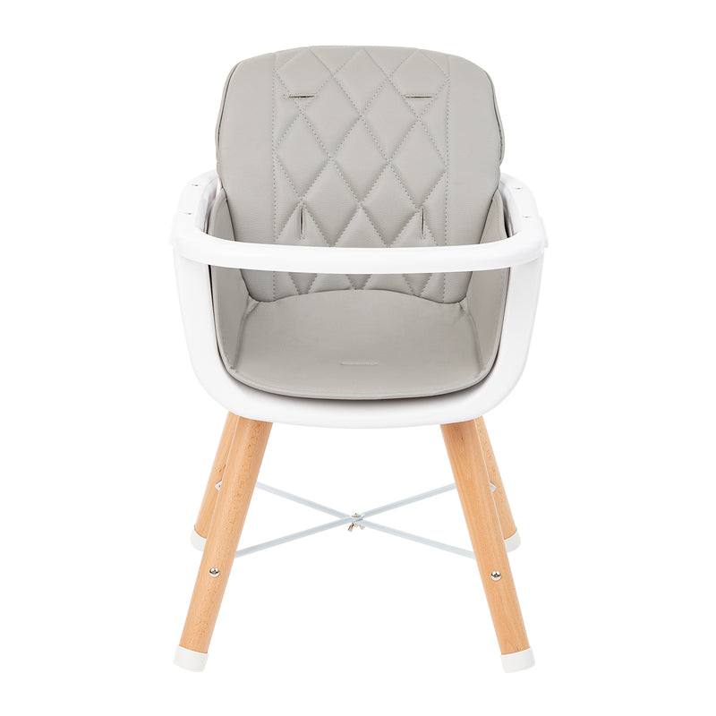 Kikka Boo Highchair Woody 2 In 1 Grey at Baby City's Shop