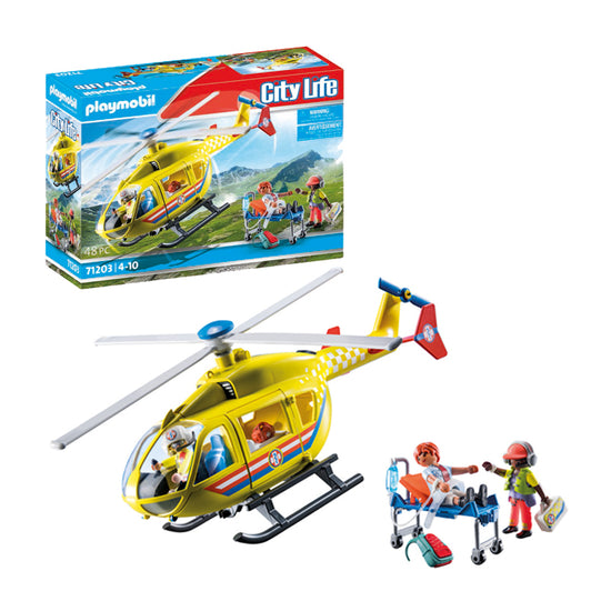 Load image into Gallery viewer, Playmobil Medical Helicopter at Vendor Baby City
