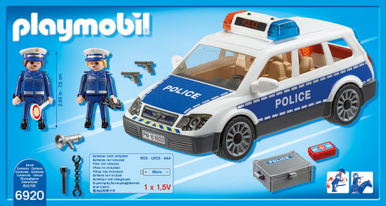 Playmobil Squad Car with Lights and Sound l Available at Baby City