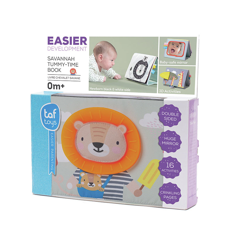 Taf Toys Savannah Tummy Time Book l Available at Baby City