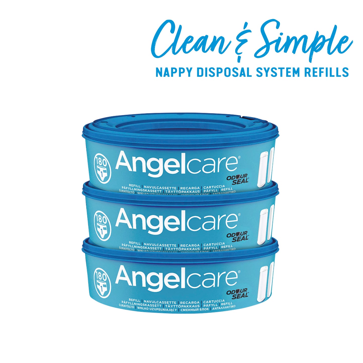 Angelcare Refill Cassettes 3Pk l Baby City UK Stockist
