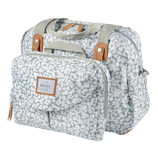 Béaba Geneva II Changing Bag Grey Blossom l For Sale at Baby City