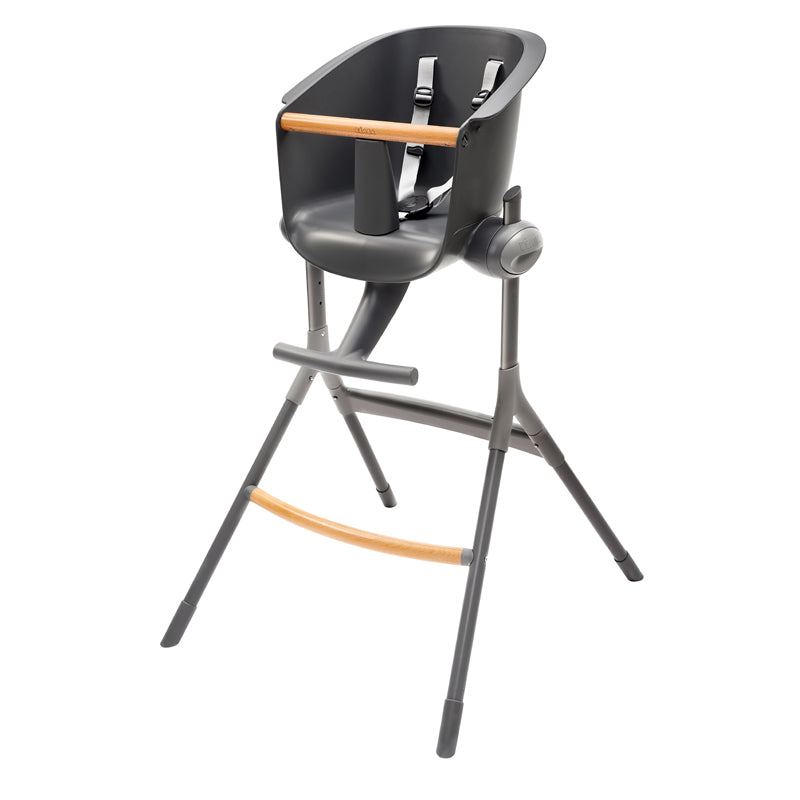 Load image into Gallery viewer, Béaba Up &amp;amp; Down Evolutive Highchair Dark Grey l For Sale at Baby City
