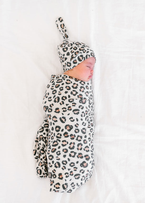 Copper Pearl Knitted Swaddle Blanket Zara l Baby City UK Retailer