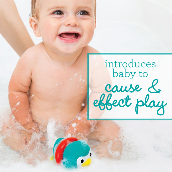 Infantino Kick & Swim Bath Pals Penguin at Baby City's Shop