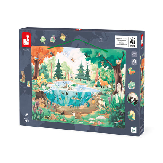 Janod Pond Magnetic Picture Board l Available at Baby City