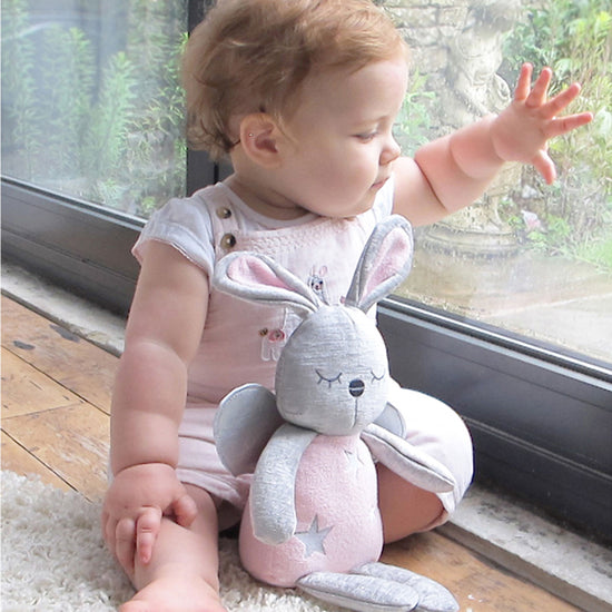 Load image into Gallery viewer, Little Bird Told Me Celeste &amp;amp; Fae Rocking Unicorn 12m+ l For Sale at Baby City
