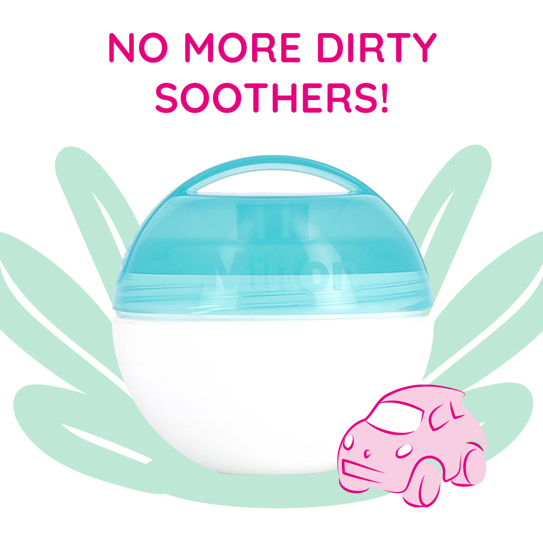 Milton Mini Soother Steriliser Purple l Baby City UK Stockist