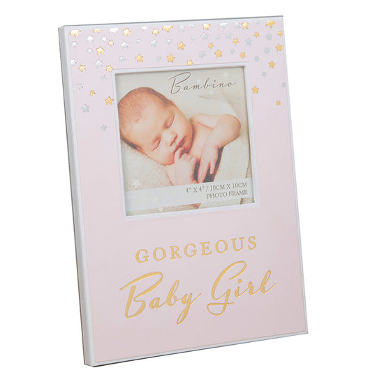 Bambino Little Stars Photo Frame Gorgeous Baby Girl at Baby City