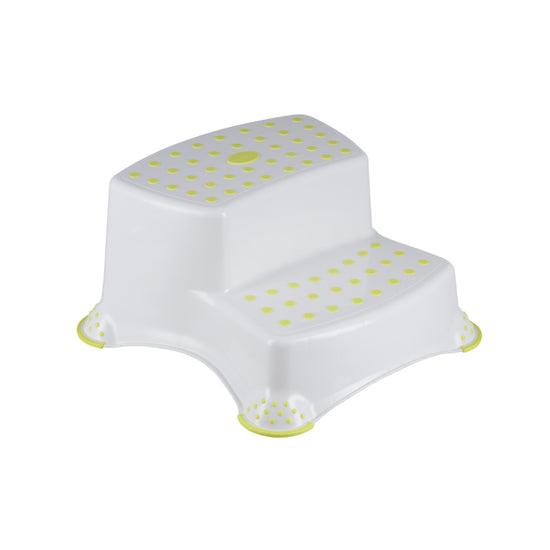Bébéconfort Double Step Stool White/Lime at Baby City
