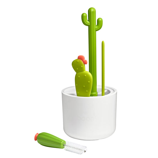 Load image into Gallery viewer, Boon CACTI Bottle Cleaning Brush Set at Baby City
