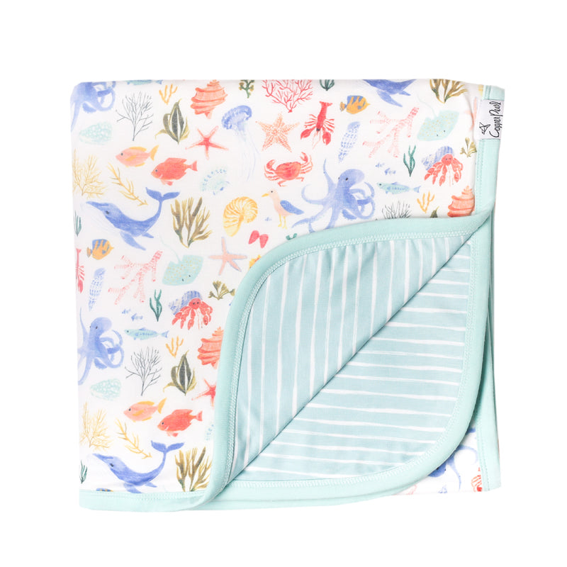 Copper Pearl 3 Layer Quilt Nautical at Baby City