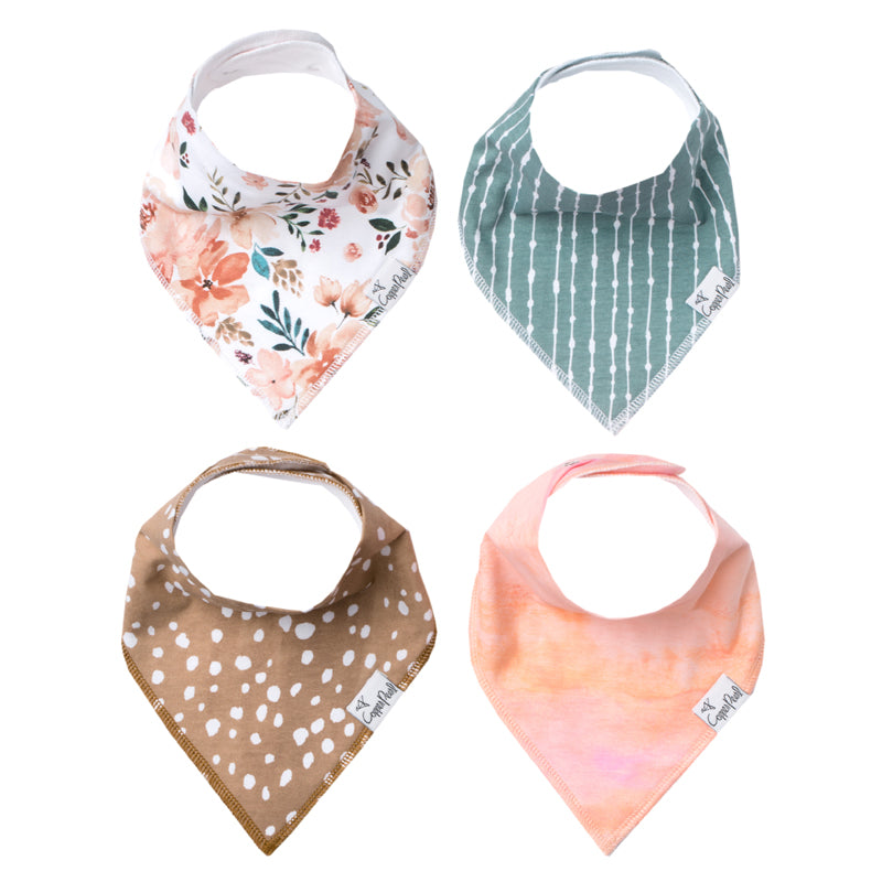 Load image into Gallery viewer, Copper Pearl Bibs Fawn 4Pk at Baby City
