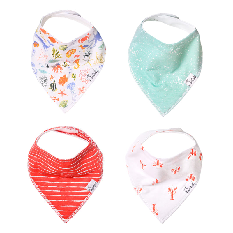 Copper Pearl Bibs Nautical 4Pk at Baby City