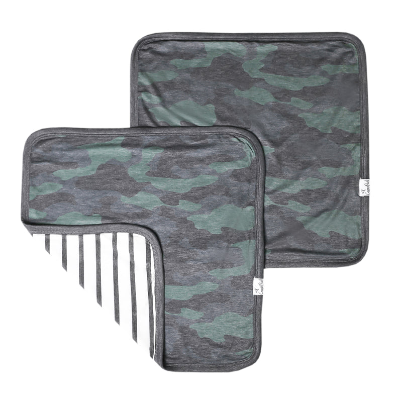 Copper Pearl Lovey 3 Layer Comfort Blanket Hunter 2Pk at Baby City