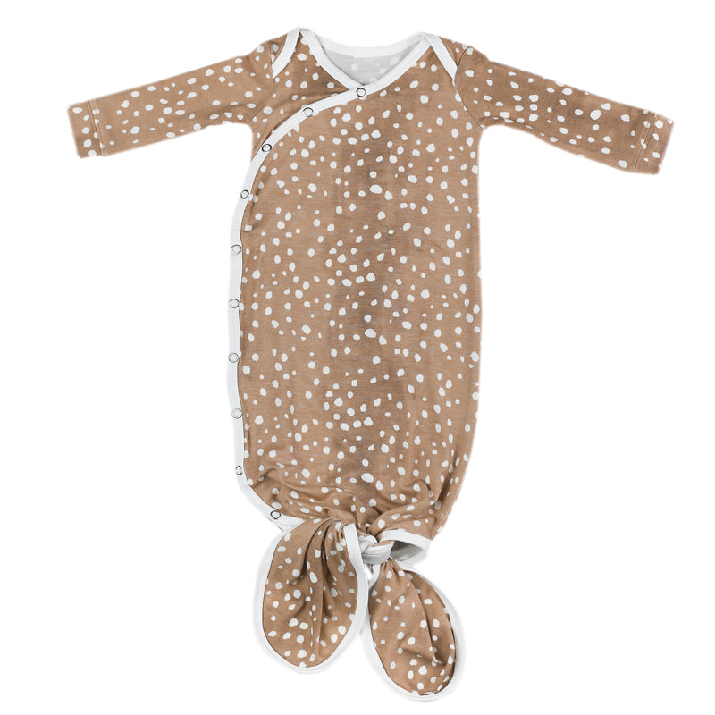 Copper Pearl Newborn Gown Fawn at Baby City