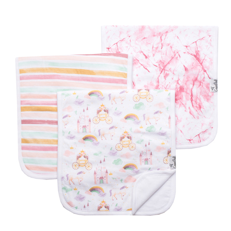 Copper Pearl Premium Burp Cloths Enchanted 3Pk at Baby City