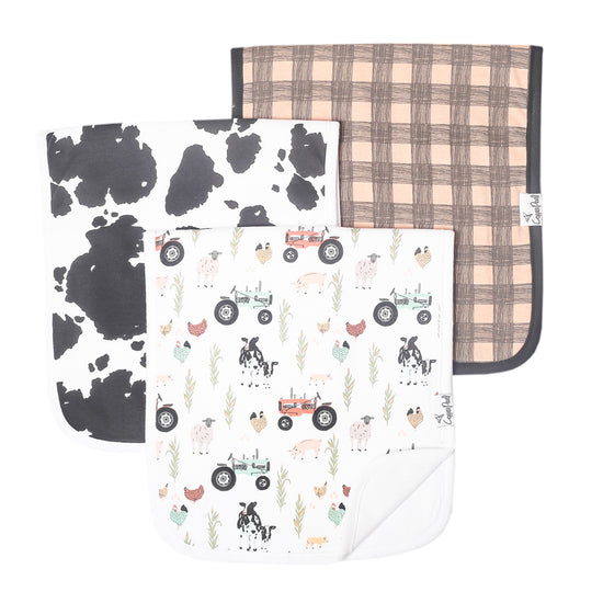 Load image into Gallery viewer, Copper Pearl Premium Burp Cloths Jo 3Pk at Baby City
