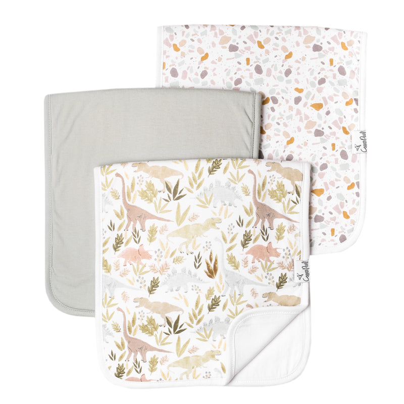 Copper Pearl Premium Burp Cloths Rex 3Pk at Baby City