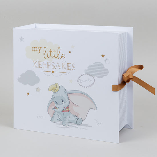 Disney Magical Beginnings Paperwrap Keepsake Box With 6 Drawers Dumbo l Baby City UK Stockist