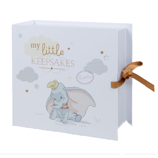 Disney Magical Beginnings Paperwrap Keepsake Box With 6 Drawers Dumbo at Baby City