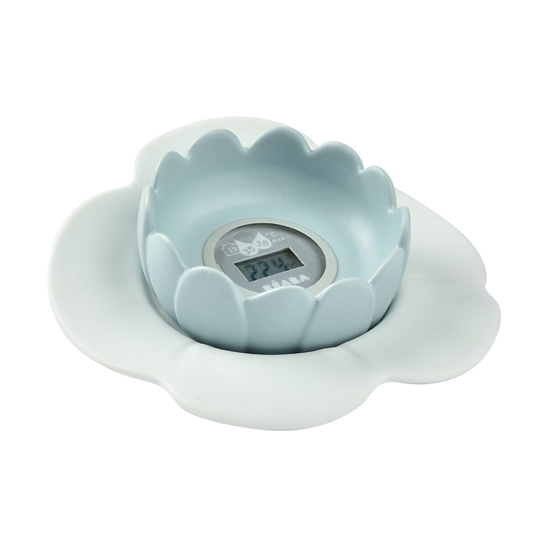 Béaba Lotus Multi-Functional Digital Thermometer Blue l To Buy at Baby City