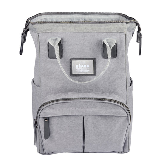 Load image into Gallery viewer, Béaba Wellington Backpack Changing Bag Grey l To Buy at Baby City
