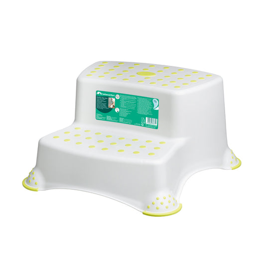 Bébéconfort Double Step Stool White/Lime l To Buy at Baby City